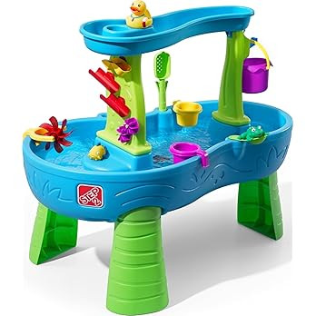 Step2 Rain Showers Splash Pond Water Table with Cover, Kids Water and Sand Activity Sensory Plays... | Amazon (US)