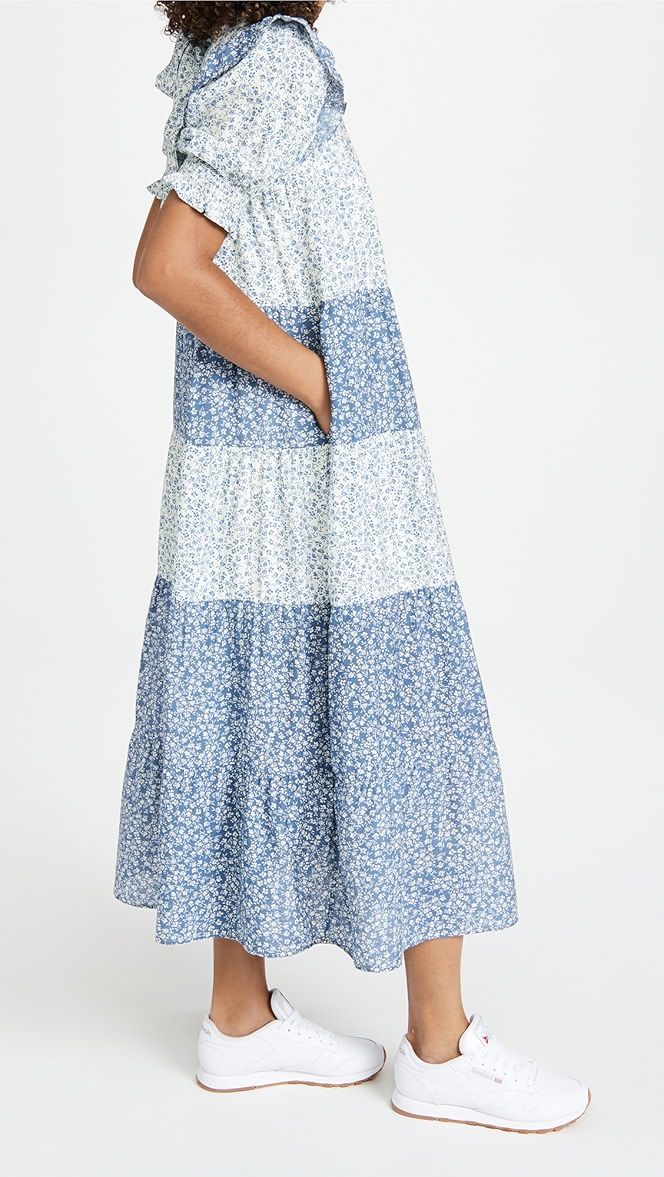 Floral Tiered Midi Dress | Shopbop
