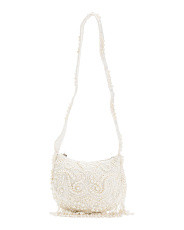 Faux Pearl Beaded Wedding Shoulder Bag | Handbags | Marshalls | Marshalls