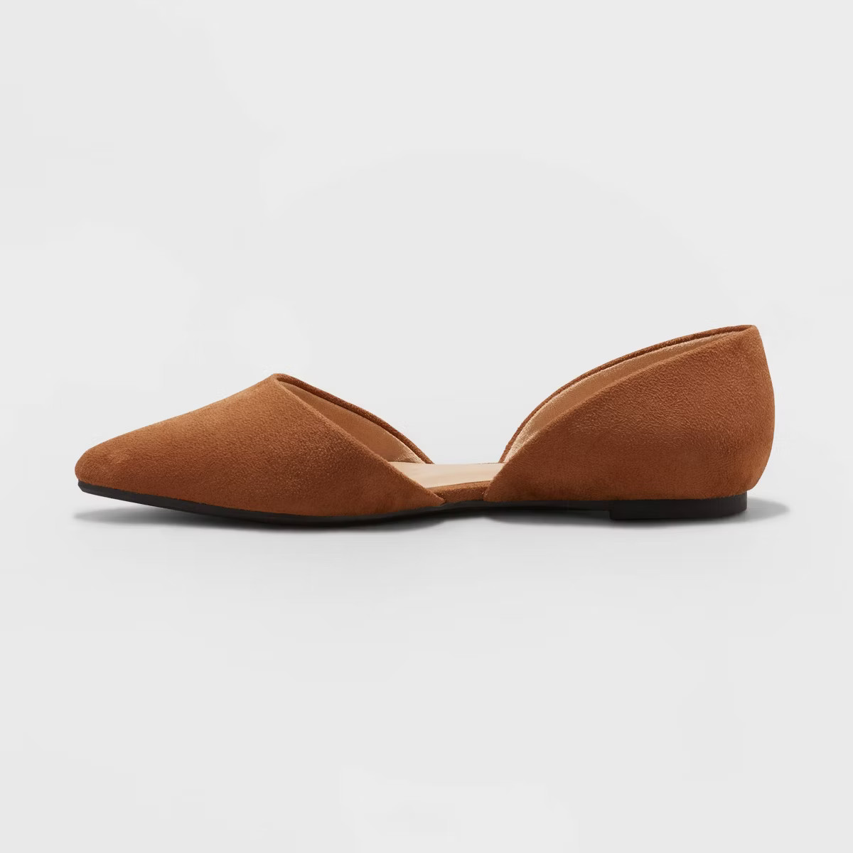 Women's Julie Ballet Flats with Memory Foam Insole - A New Day™ Cognac 12 | Target