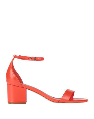 Schutz Woman Sandals Red Size 5.5 Leather | YOOX (US)