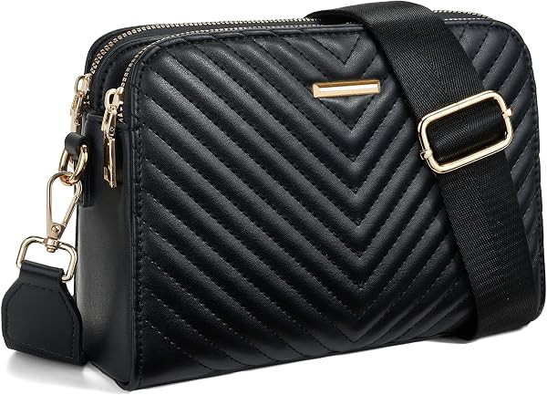 Crossbody Purse for Women Small Cross Body Bags with Wide Strap | Amazon (US)
