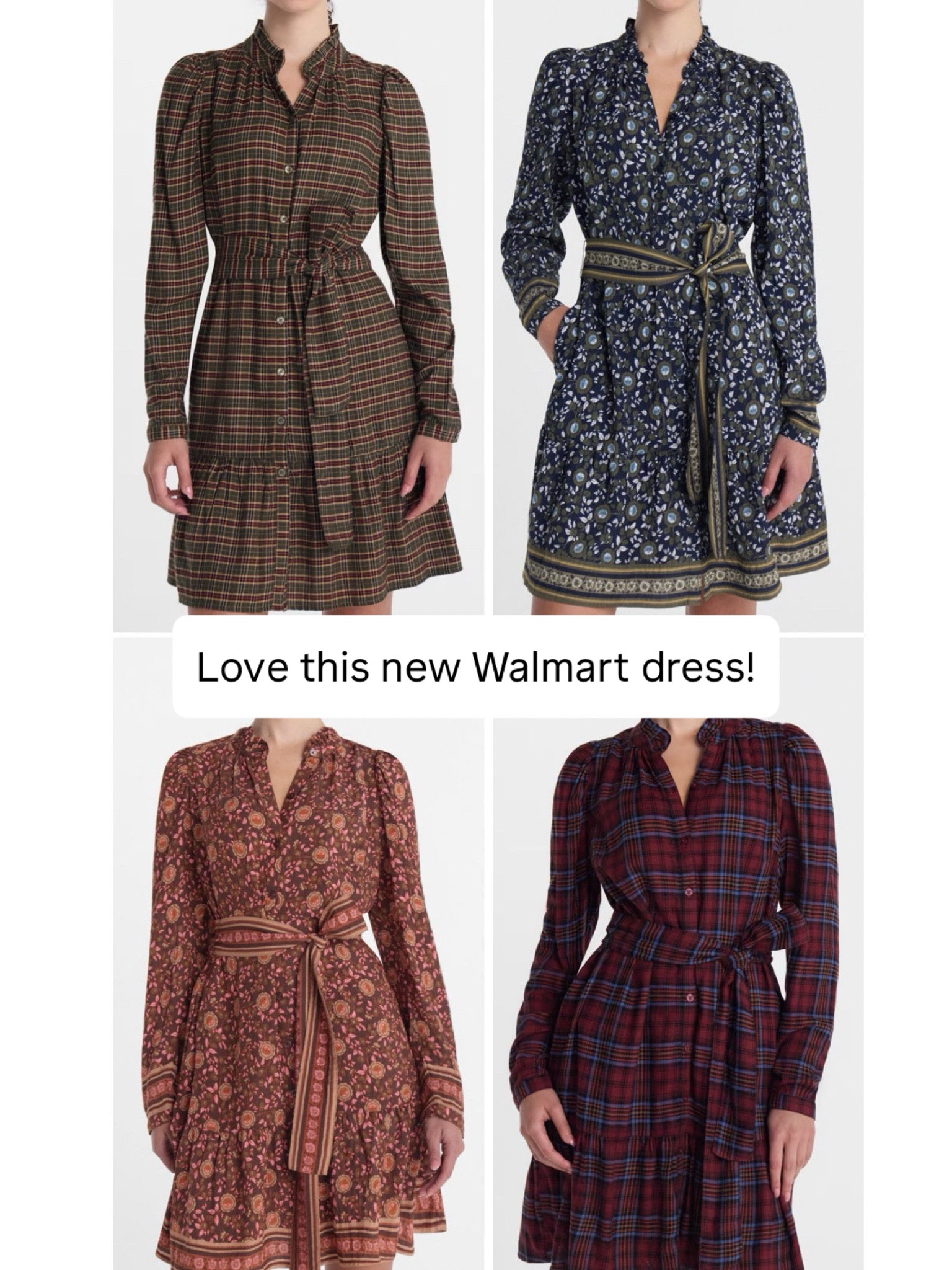 New fall mini dress from Walmart