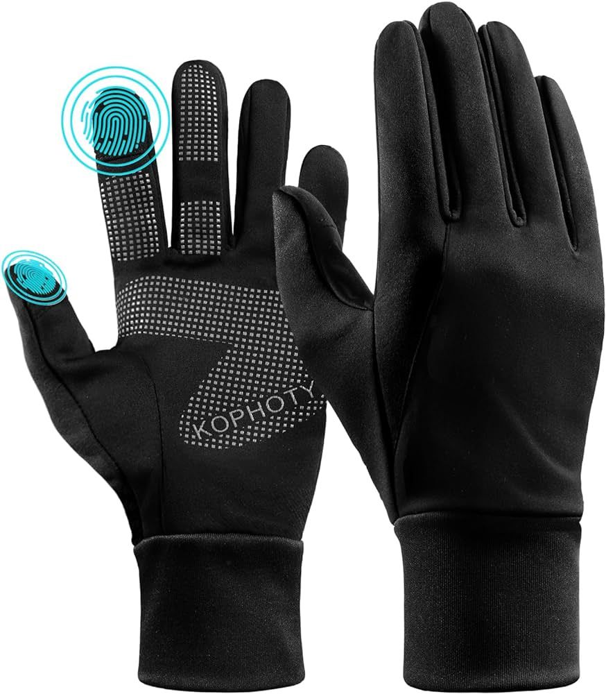 KOPHOTY Winter Gloves Men Women Touch Screen Warm Gloves Water Resistant Windproof Thermal Gloves... | Amazon (US)