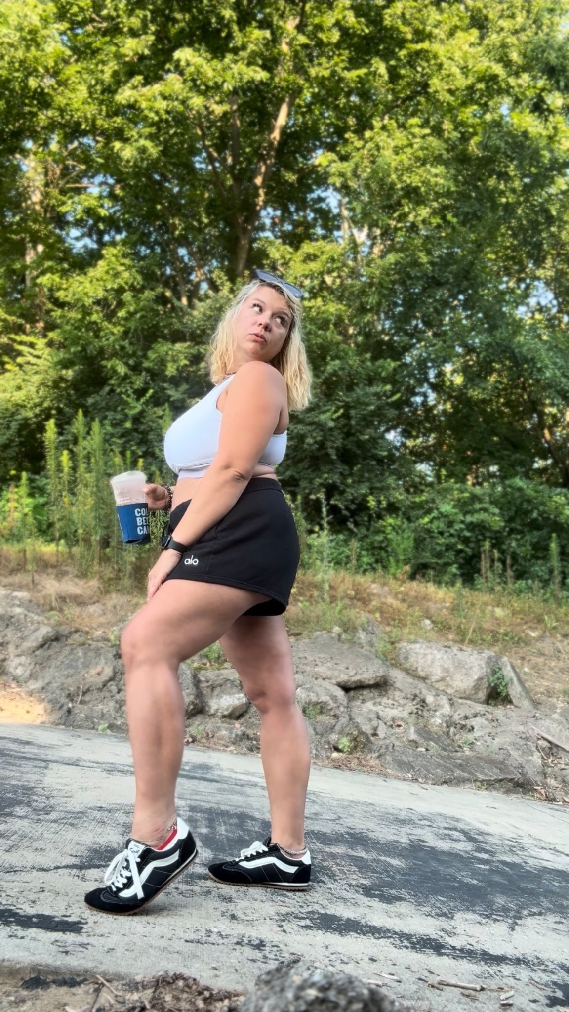 The most comfortable trainers by Vans! Alo Yoga sweatshorts are super comfy too. Sports bra is from Fabletics 

#LTKMidsize #LTKActive #LTKFindsUnder100