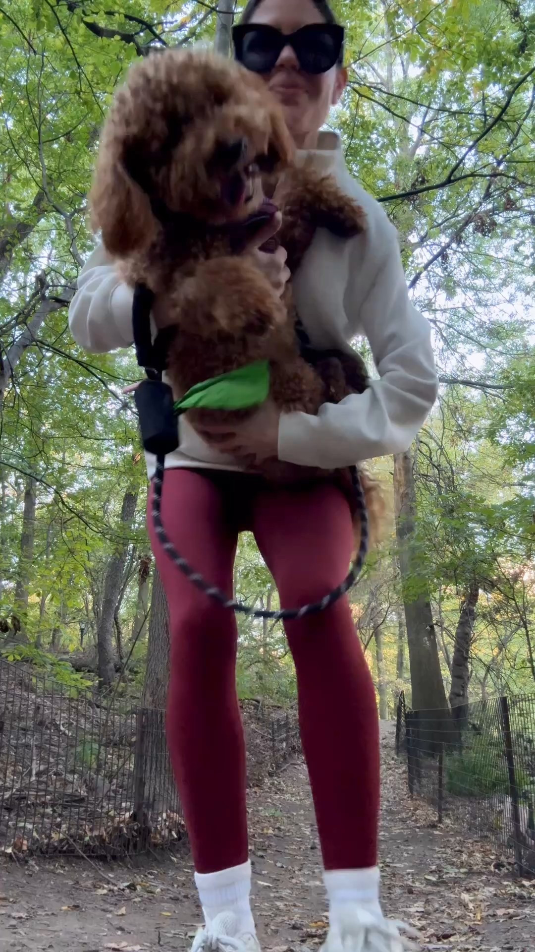 Really impressed with #target new workout gear for fall! The quality of this set is sooo good and great price point! Wearing my weighted vest underneath 😉

Sizing: 
shoes: new balance 530 (my fav walking shoes!) size 7.5
leggings: sized up to S
top: xs 
sweatshirt: xs

#LTKFindsUnder50 #LTKSeasonal #LTKActive