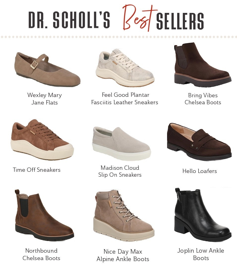 Right now enjoy up to 50% off and free shipping in Dr.Scholl’s Iconic Event. 👏 With anatomical cushioning, supportive designs and wide width options, Dr. Scholl’s shoes are a much loved go-to for walking-heavy itineraries and long days on your feet. 👣 

 #TravelShoes #TravelBoots #FallShoes #FallOutfitsWomen #FallFashionHauls #LTKShoes

#LTKSeasonal #LTKSaleAlert #LTKTravel