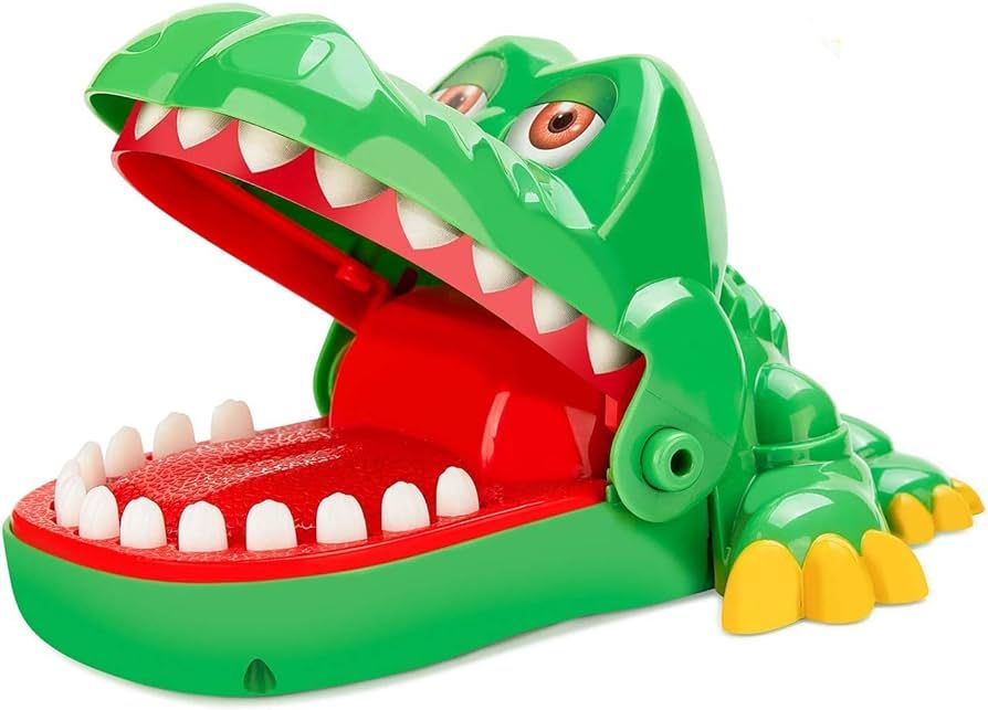 Crocodile Teeth Game Alligator Dentist Game for Kids, Crocodile Biting Finger Fun Game | Amazon (US)