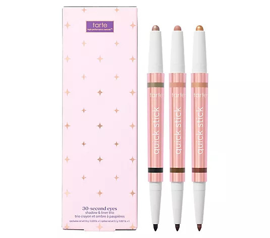 tarte Quick Stick Waterproof Shadow and Liner Trio | QVC
