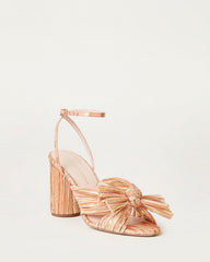Camellia Bow Heel Bermuda/Gold | Loeffler Randall