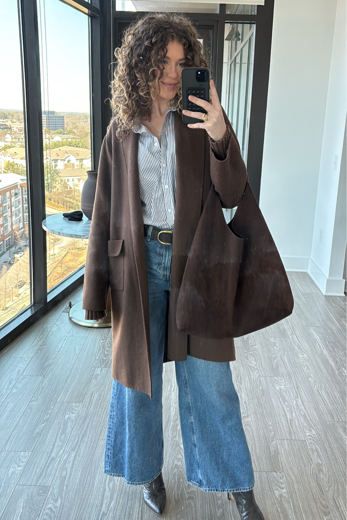 ootd w/ fav brown coat and brown boho bag🤎

#LTKFindsUnder100 #LTKStyleTip #LTKItBag