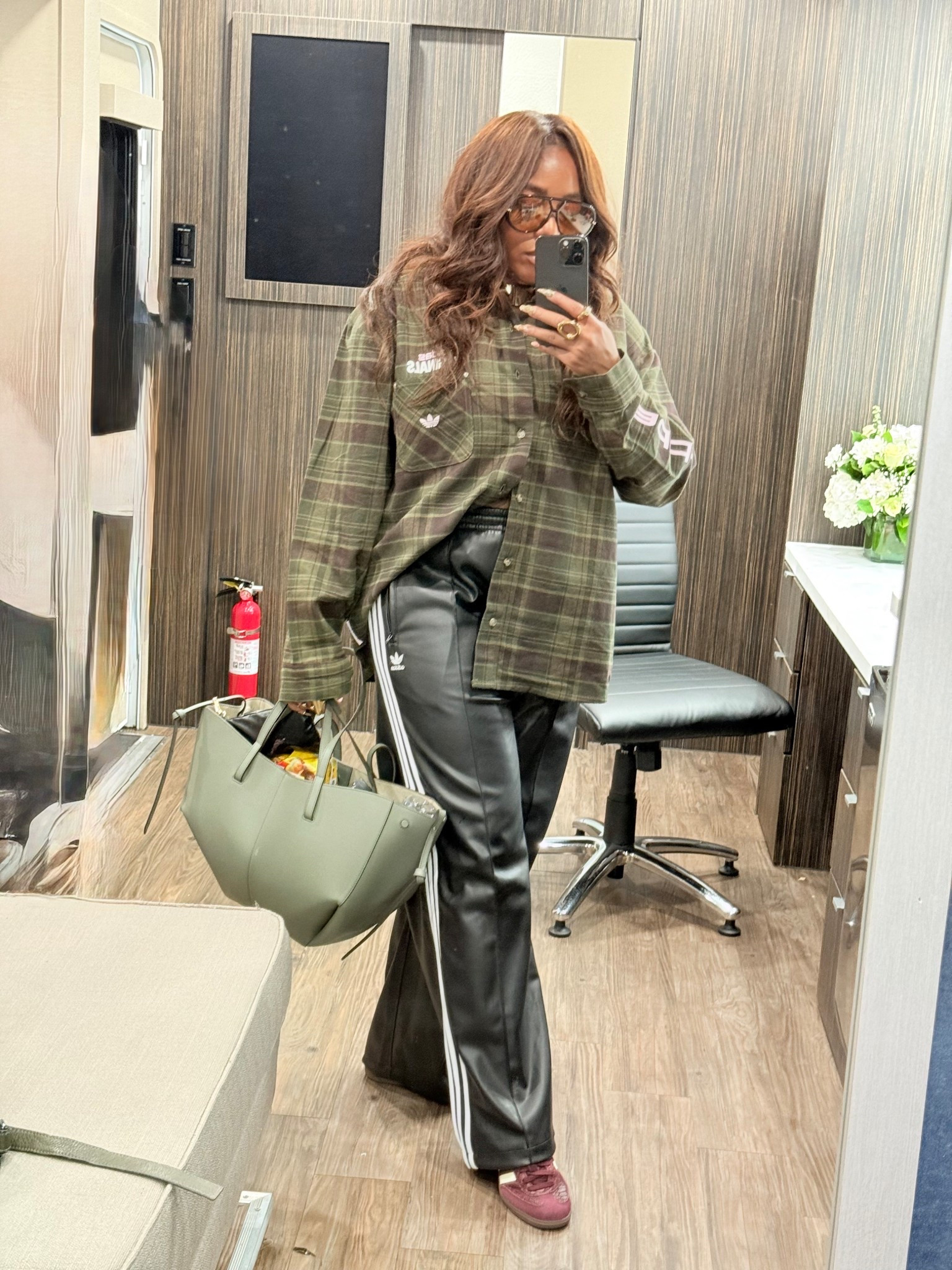 Off duty but still that girl. Leather track pants and a plaid shirt aren’t something you’d normally buy together, but somehow they just work. The leather adds polish, the flannel keeps it casual, and together it creates that effortless, luxe-without-trying kind of look. Proof that good style isn’t always about matching. Sometimes it’s about trusting the mix.

Style tip
Unexpected pairings often make the strongest outfits. Try combining one elevated piece with something relaxed or classic.

Shop the exact pieces or similar ones below.

#LTKdayinmylife #LTKootd #LTKgrwm