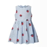 Lullu Little Girls Strawberry Print Play Tank Dress Summer Casual Sleeveless Sundress | Walmart (US)