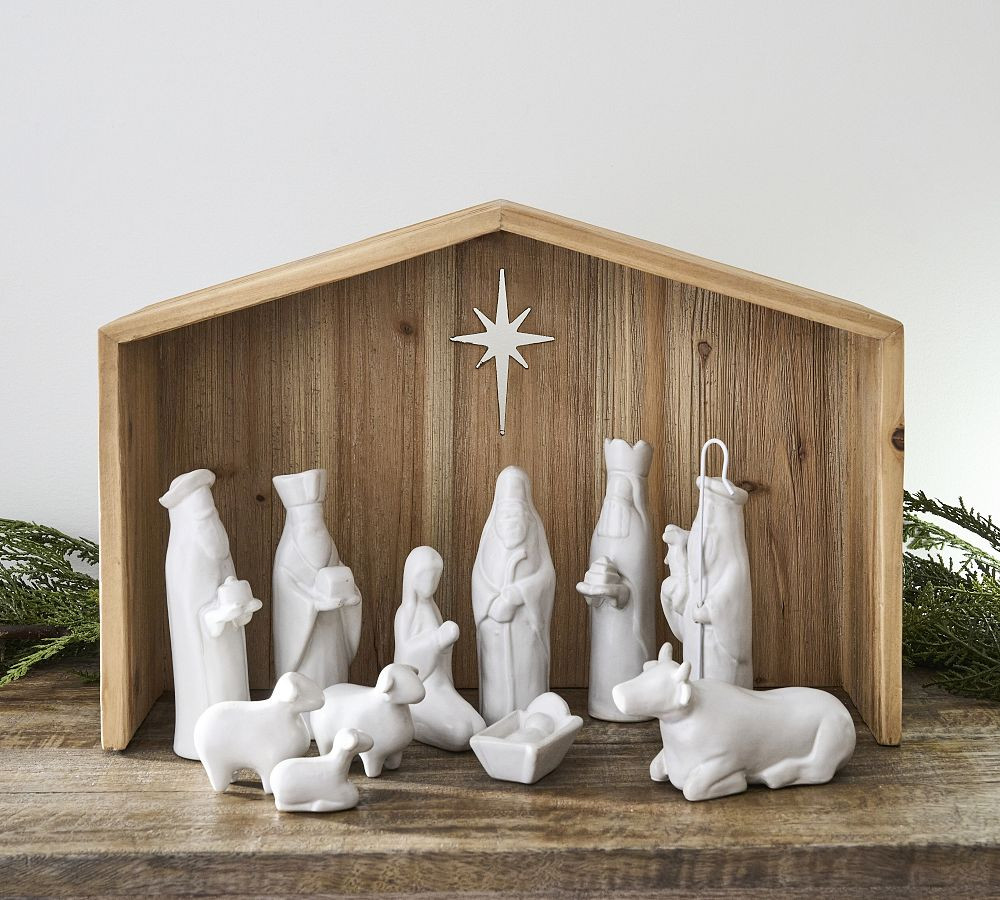 Handcrafted Terracotta Nativity Set | Pottery Barn (US)