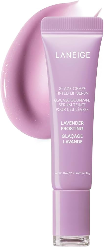 LANEIGE Glaze Craze Tinted Lip Serum: Hydrating, Lip Barrier-Boosting, Softening Lip Serum Treatm... | Amazon (US)