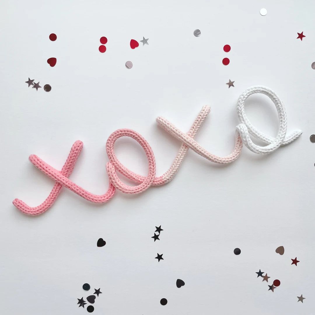Xoxo - valentine, kidsroom, playroom, wall decor | Etsy (US)