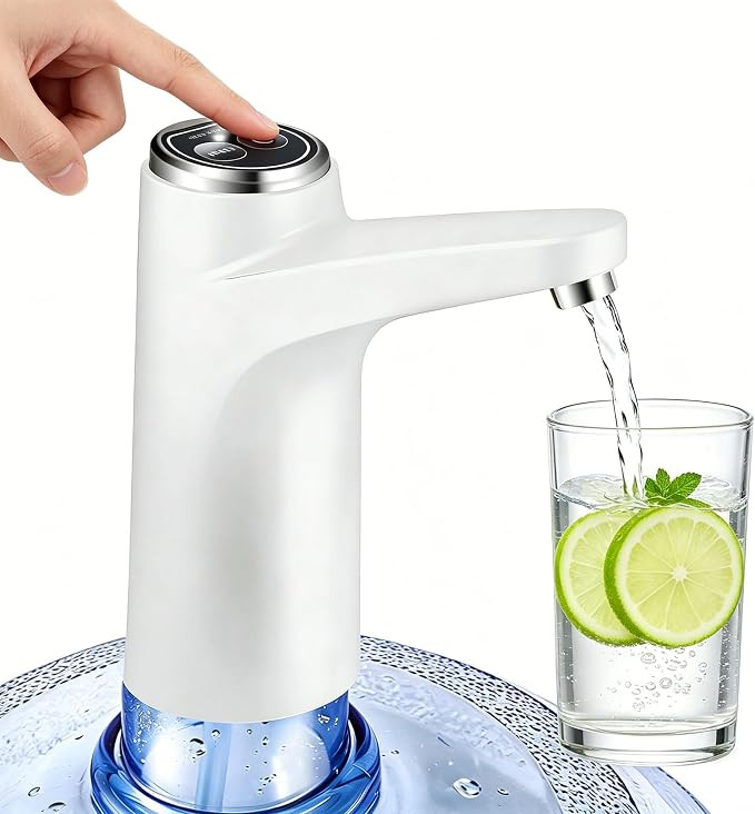 Water Dispenser for 5 Gallon Bottle, 600ml Quantitative Water Pump,2 Colors Power Light,Portable ... | Amazon (US)