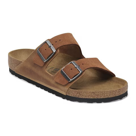 Arizona Mixed Leather Cognac | BIRKENSTOCK | Birkenstock USA