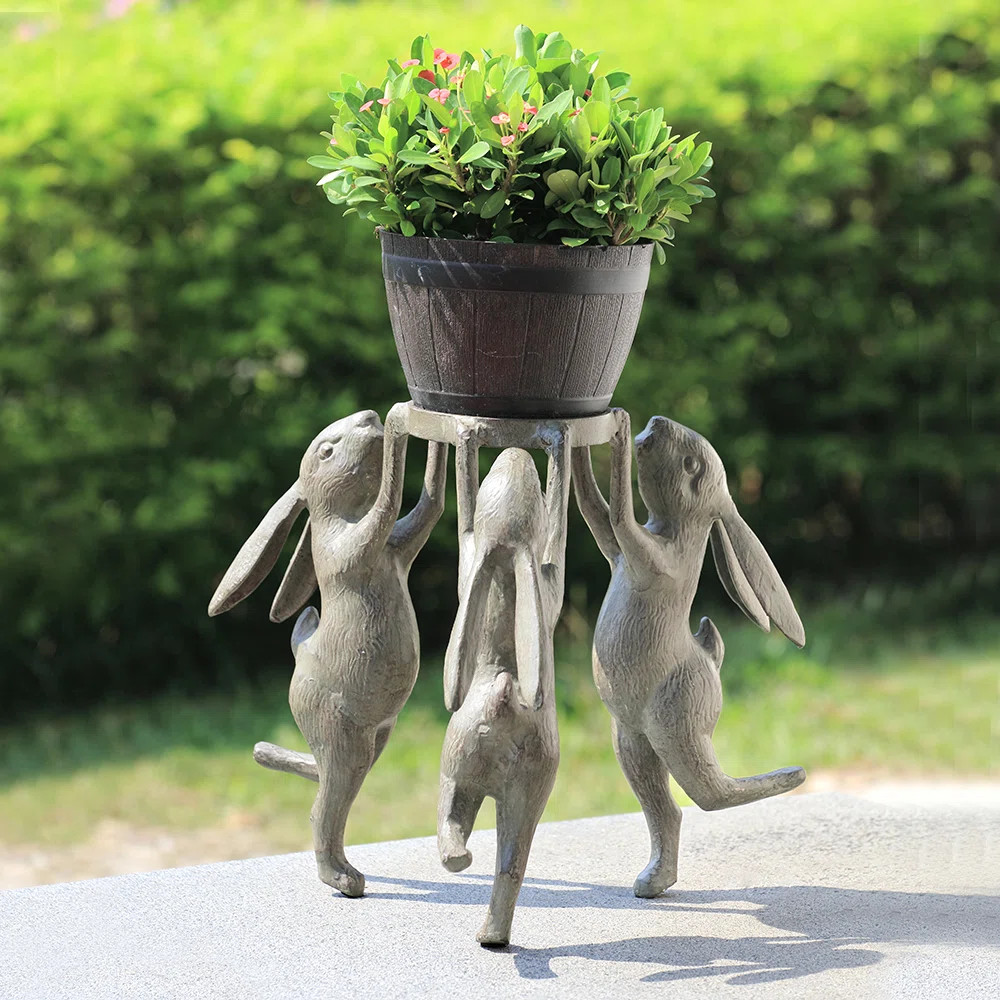 Rabbit Triplets Planter Holder | Wayfair North America