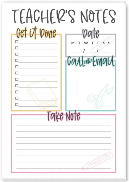 Teacher Notepad | Teacher Appreciation Gifts | Made in the USA (Teacher Notepad)… | Amazon (US)