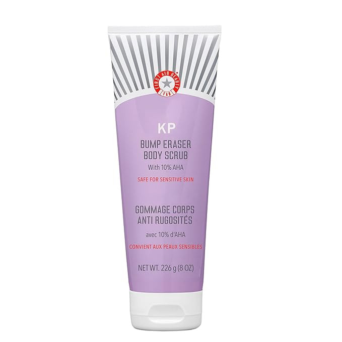 First Aid Beauty - KP Bump Eraser Body Scrub with 10% AHA, Keratosis Pilaris Skin Exfoliator with... | Amazon (US)