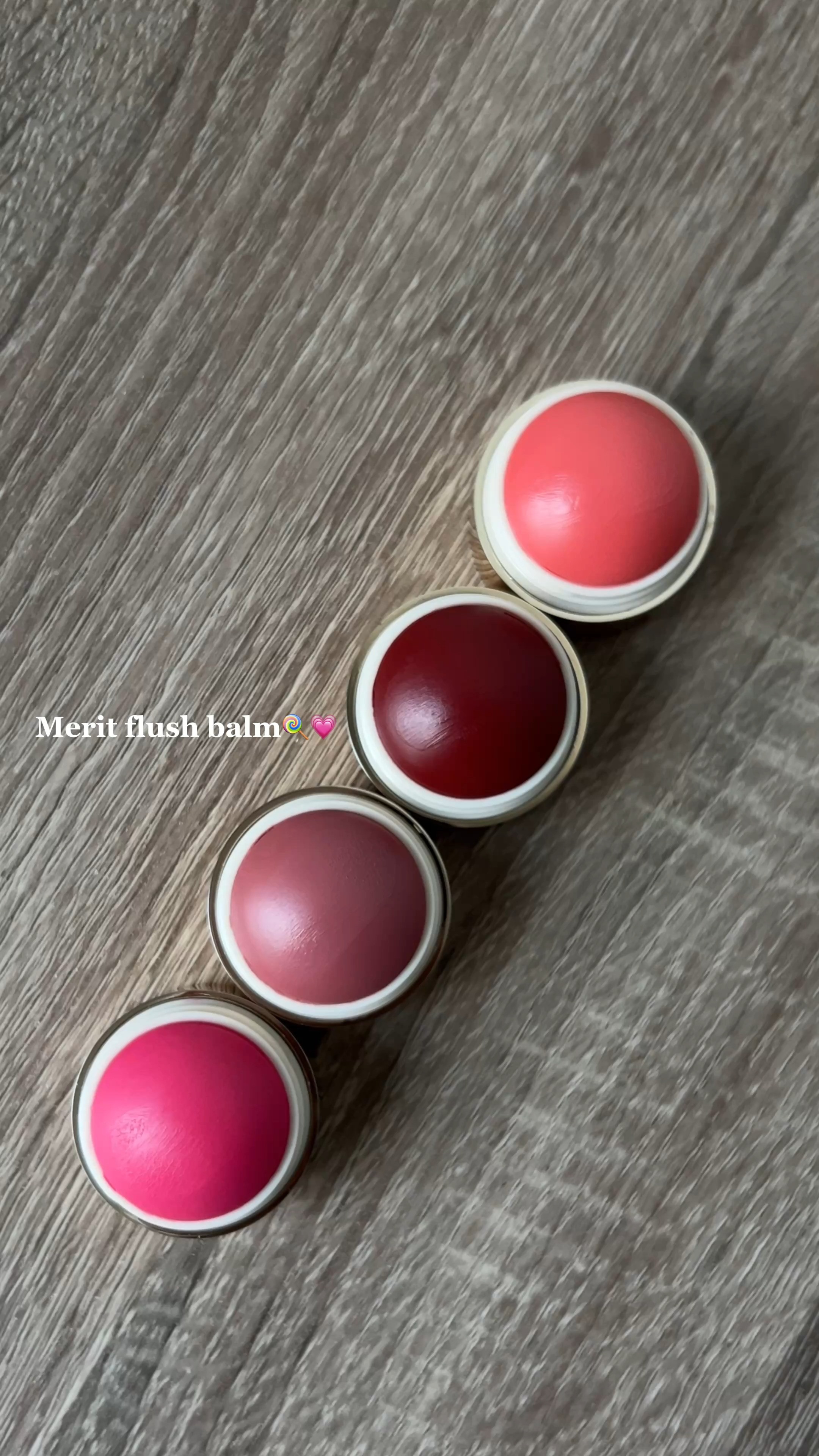 Merit Flush Balm swatches so you can see the shades IRL—these blushes are so easy for everyday makeup + absolutely stunning. #blush #creamblush #sephora #meritbeauty 

 #LTKBeauty