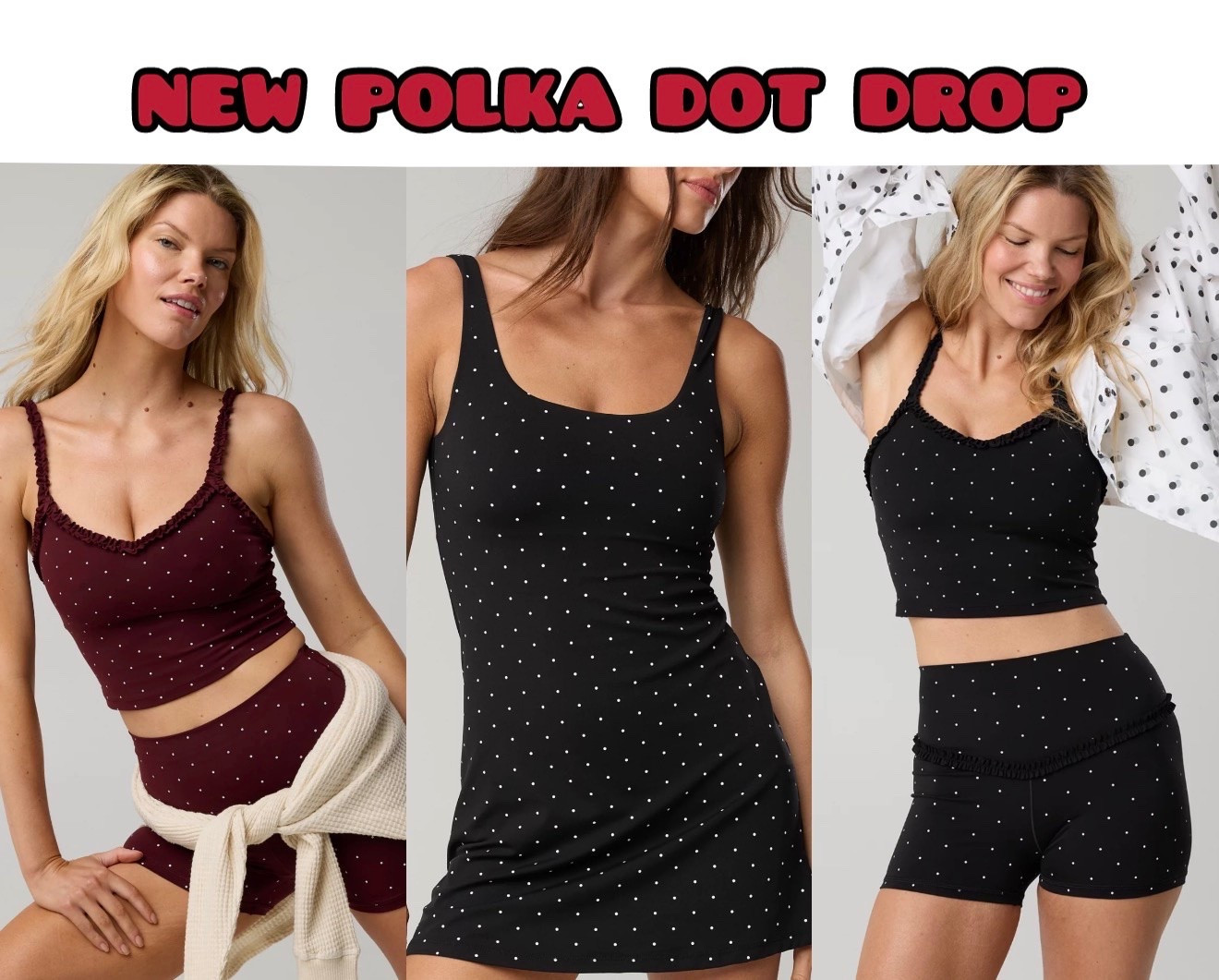 AERIE POLKA DOT DROP

#LTKootd #LTKActive #LTKSaleAlert