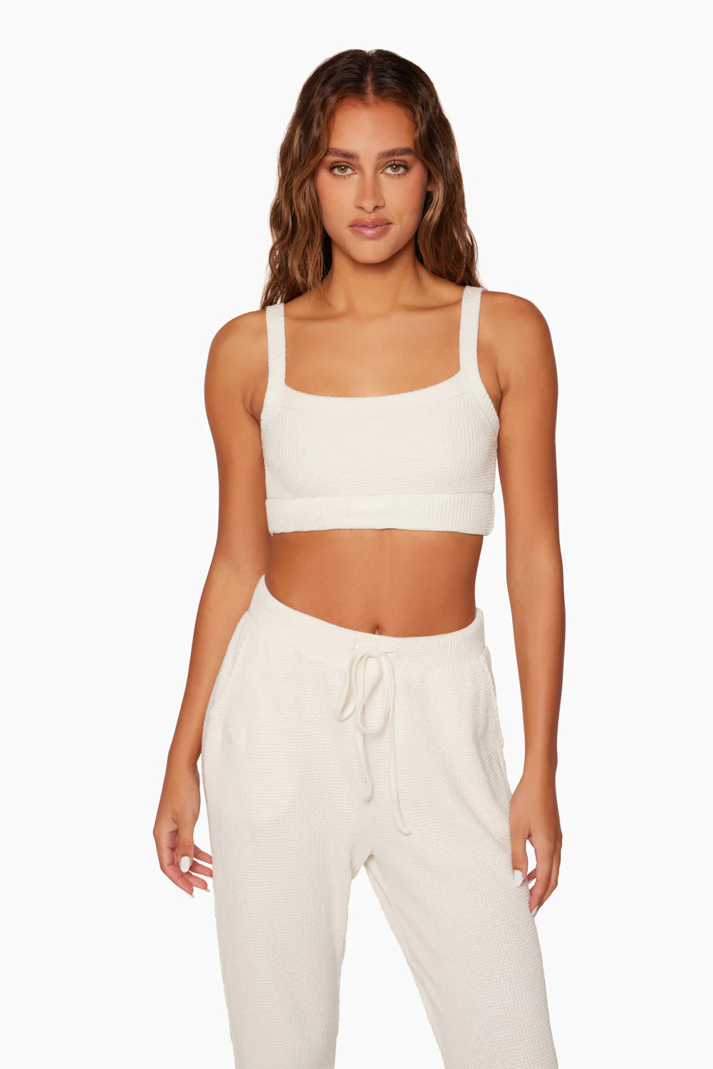 LOUNGE SCOOP BRA 
                            blanc | SET Active