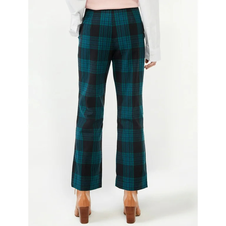 Free Assembly Women's Crop Kick Flare Trousers | Walmart (US)