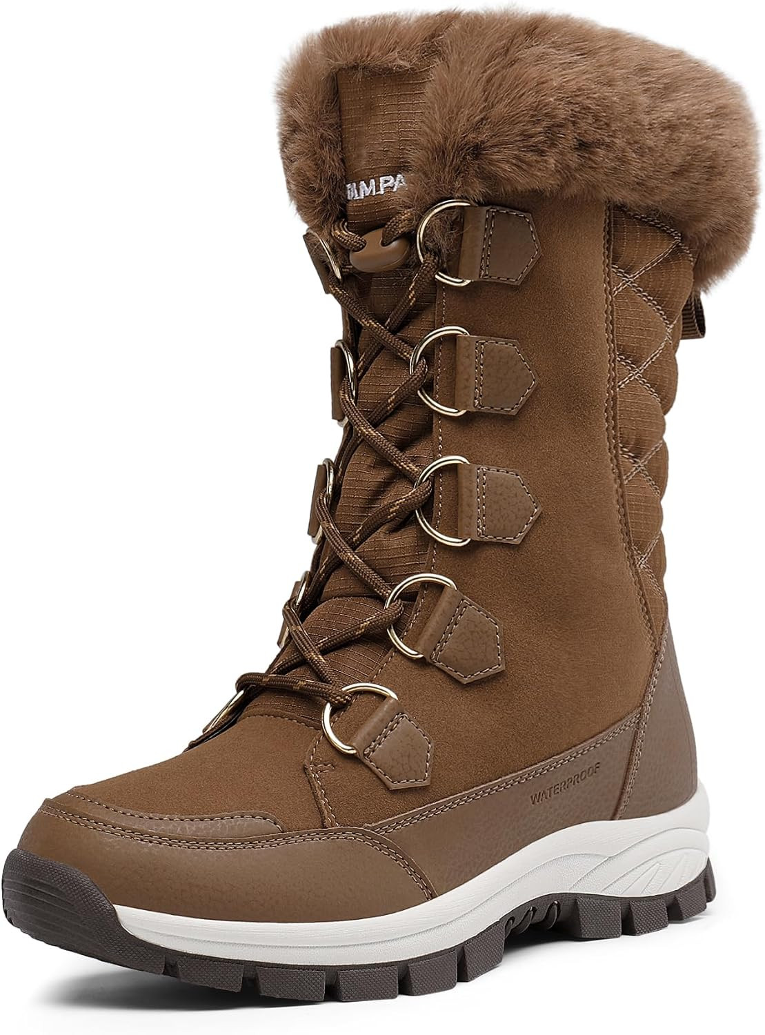DREAM PAIRS Women's Waterproof Mid Calf Snow Boots | Amazon (US)