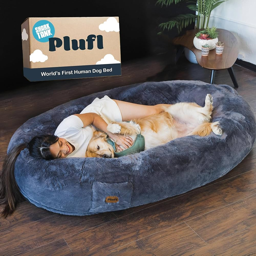 Plufl, The Original Human Dog Bed for Adults, Kids, and Pets. As Seen on Shark Tank. Comfy Plush ... | Amazon (US)