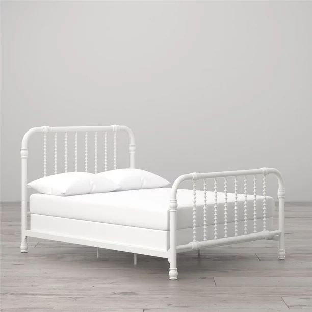 Little Seeds Monarch Hill Wren Metal Bed, Full, White | Walmart (US)