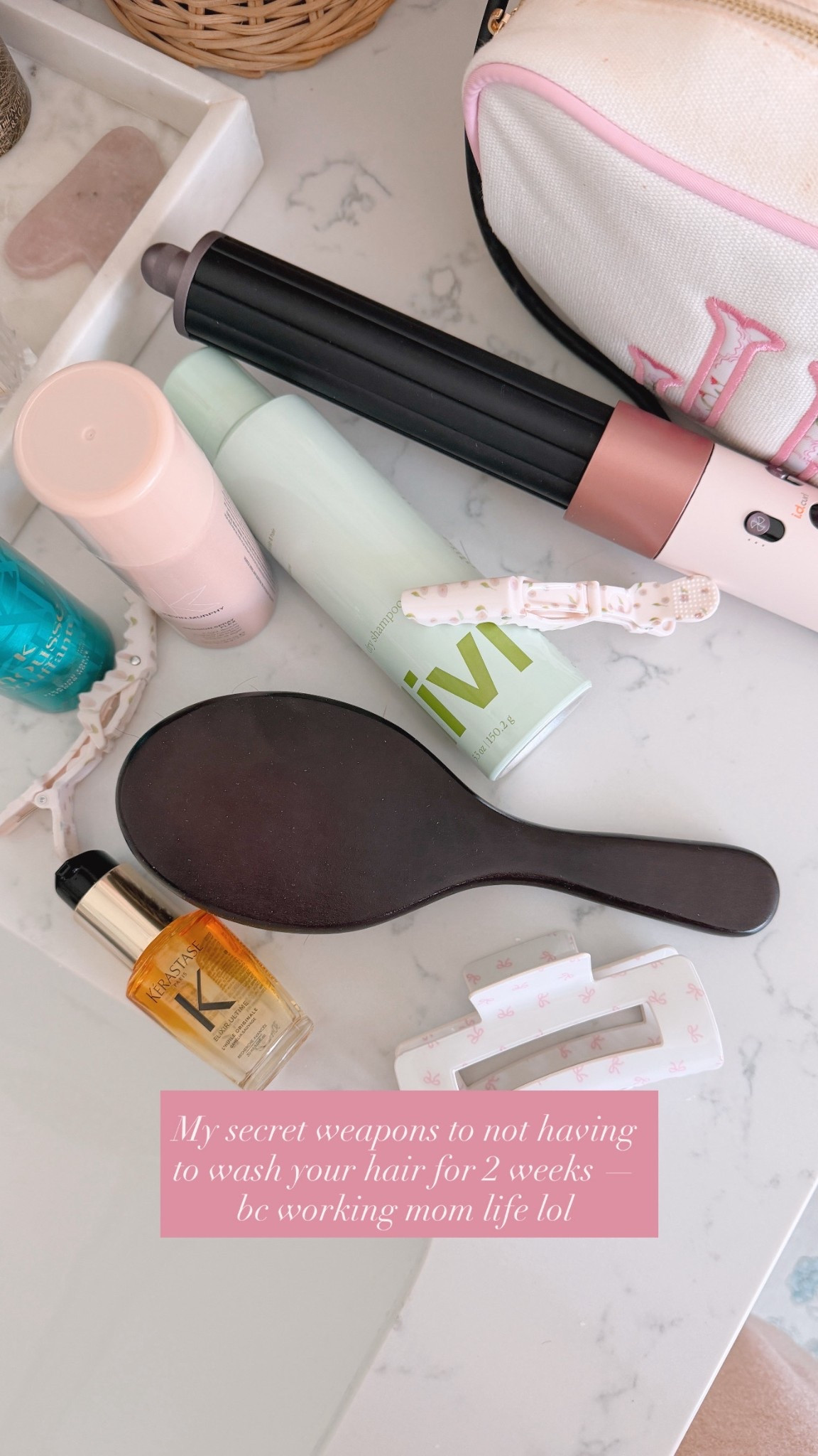 My secret weapons for not having to wash my hair for two weeks! 

#LTKmomlife #LTKselfcare #LTKgrwm