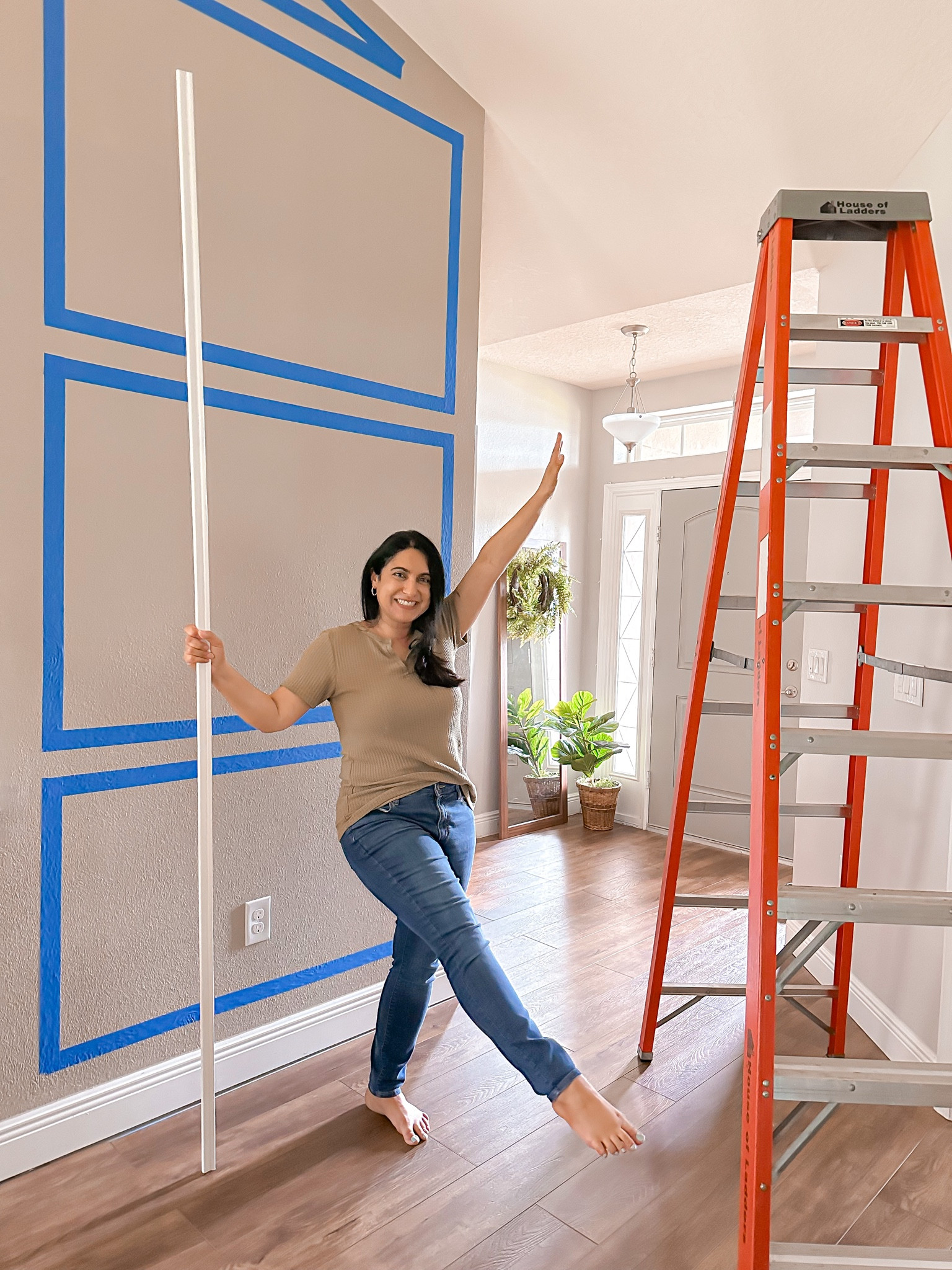 Wall update. Wall framework. Moulding. DIY. 

#LTKfindsunder100 #LTKhome