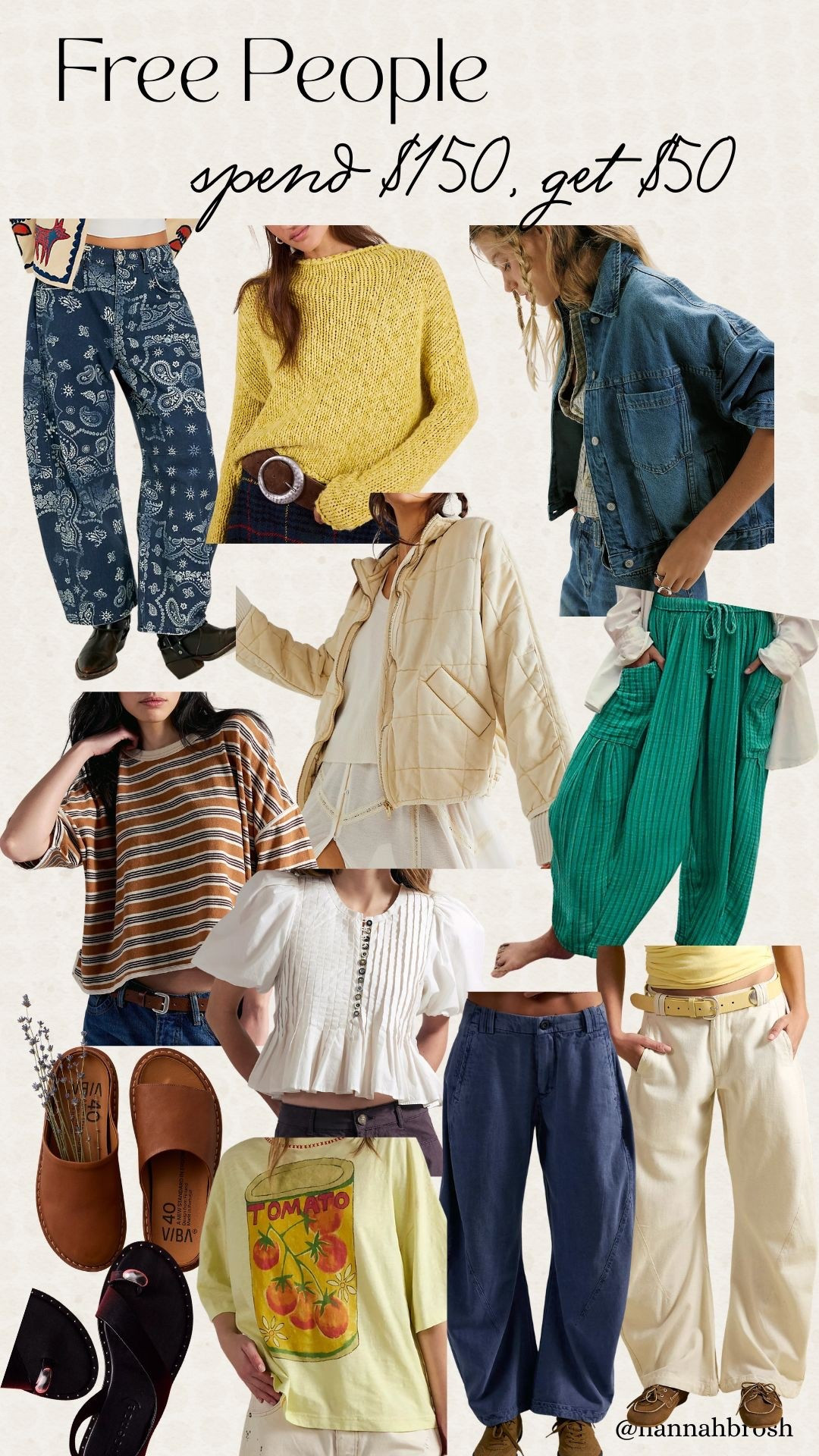 some of my FP favs! Spend $150 and get a $50 gift card to use later ✨

#LTKSaleAlert