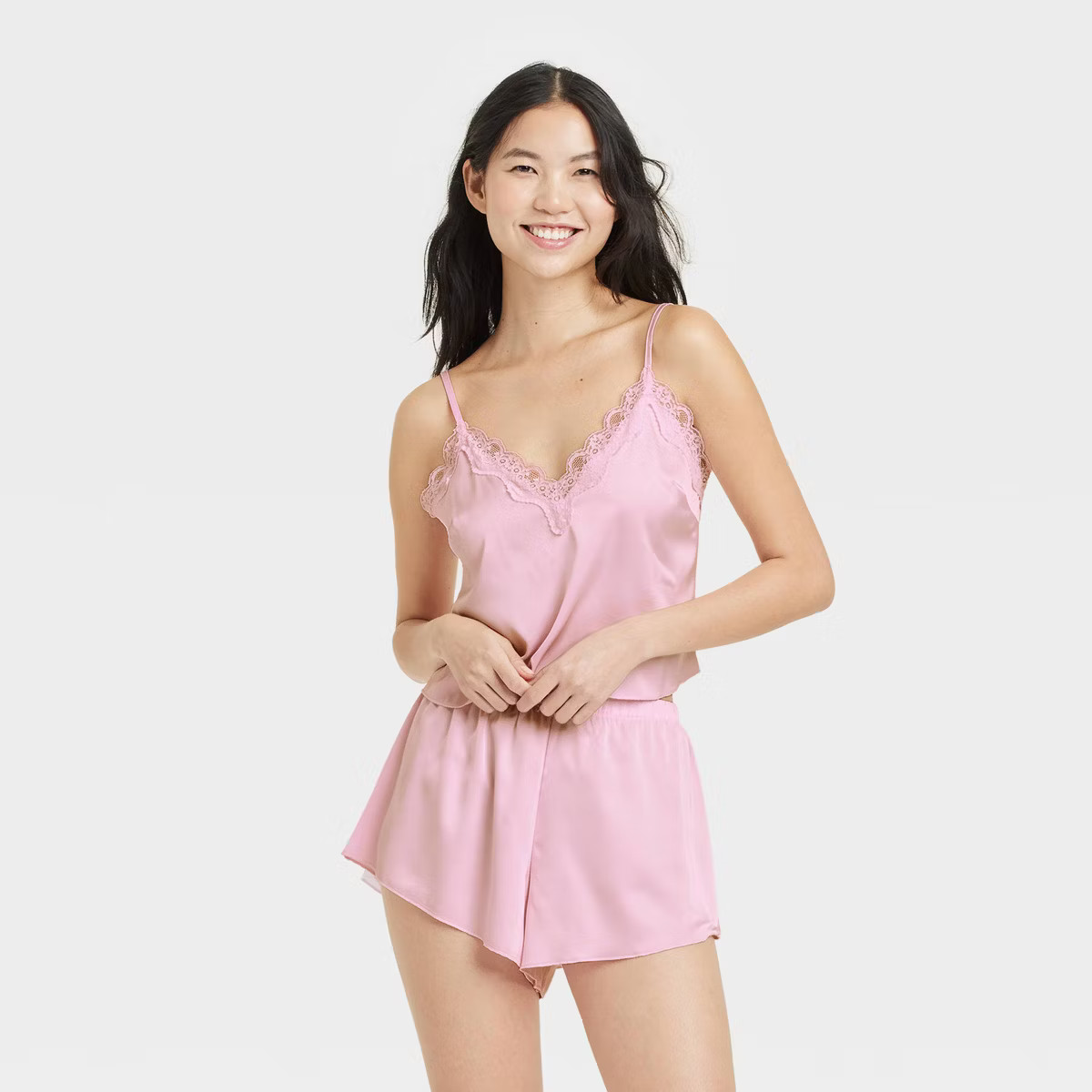 Women's Satin Tank and Shorts Pajama Set - Colsie™ | Target