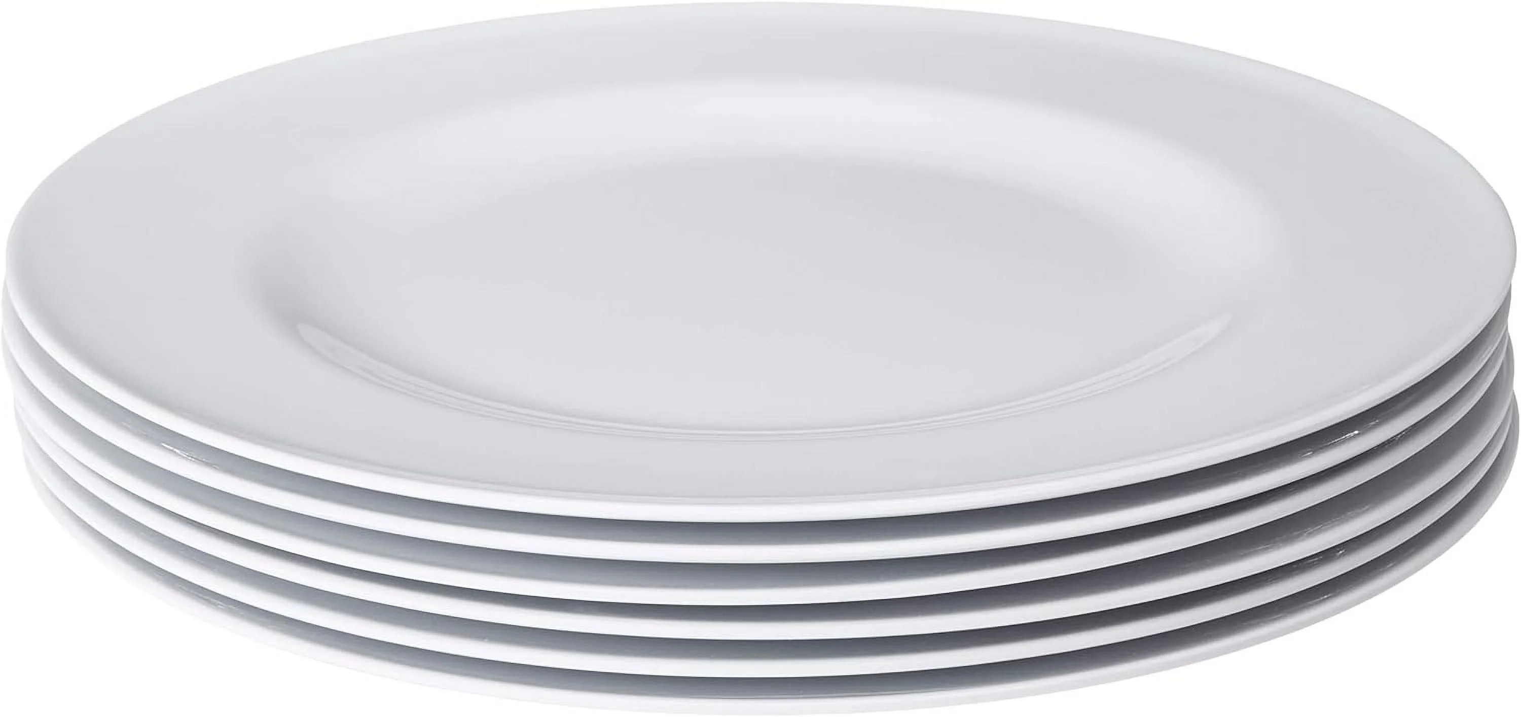Bayview Essentials- Shatter-Proof and Chip-Resistant Classic Melamine Dinner Plate- Set of 6- 10.... | Walmart (US)