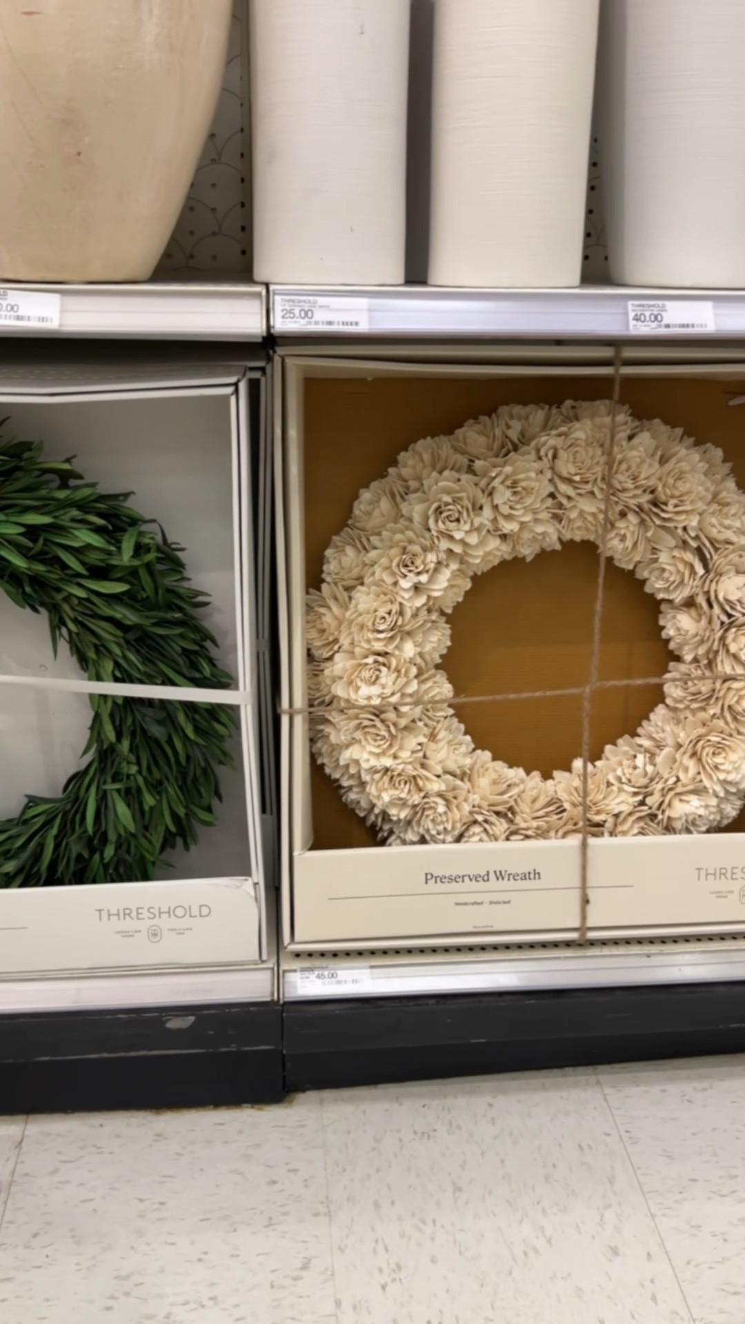 Run, don’t walk 🏃‍♀️ These @target Threshold wreaths are going to sell out fast!🚨 perfect for an instant front door or mantel refresh. 

#Targetfinds #TargetStyle #Homedecor #wreathdecor #targetrun #homedecorinspo

#LTKHome #LTKFindsUnder100 #LTKSeasonal