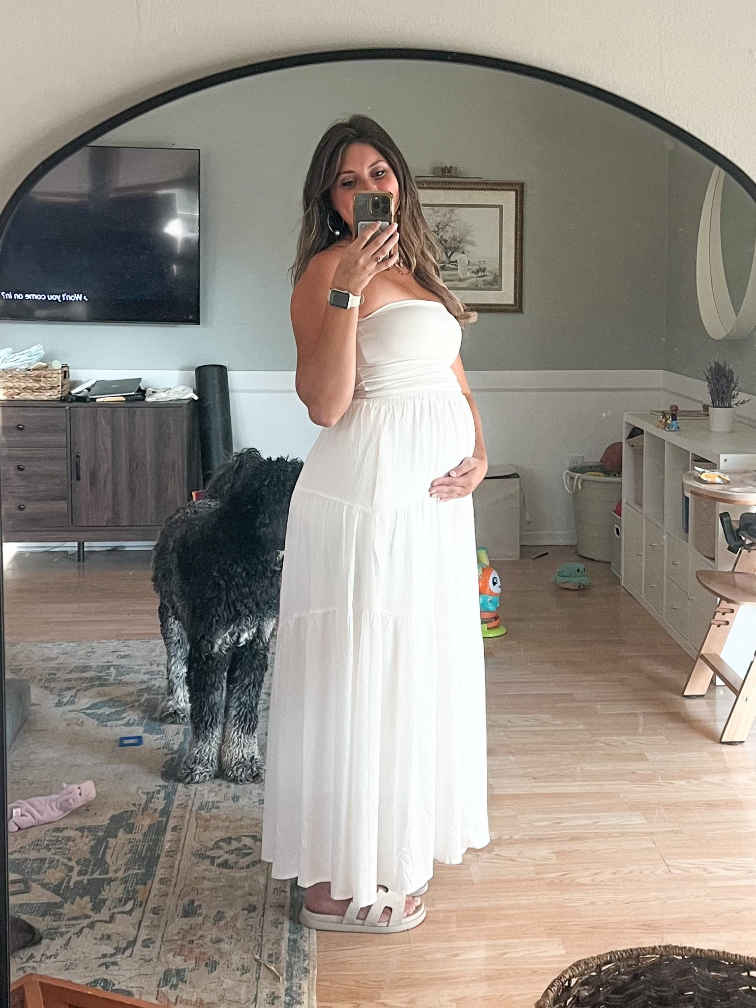 Dinner with the gals 🤍 Amazon skirt size medium, Amazon top size mediumm