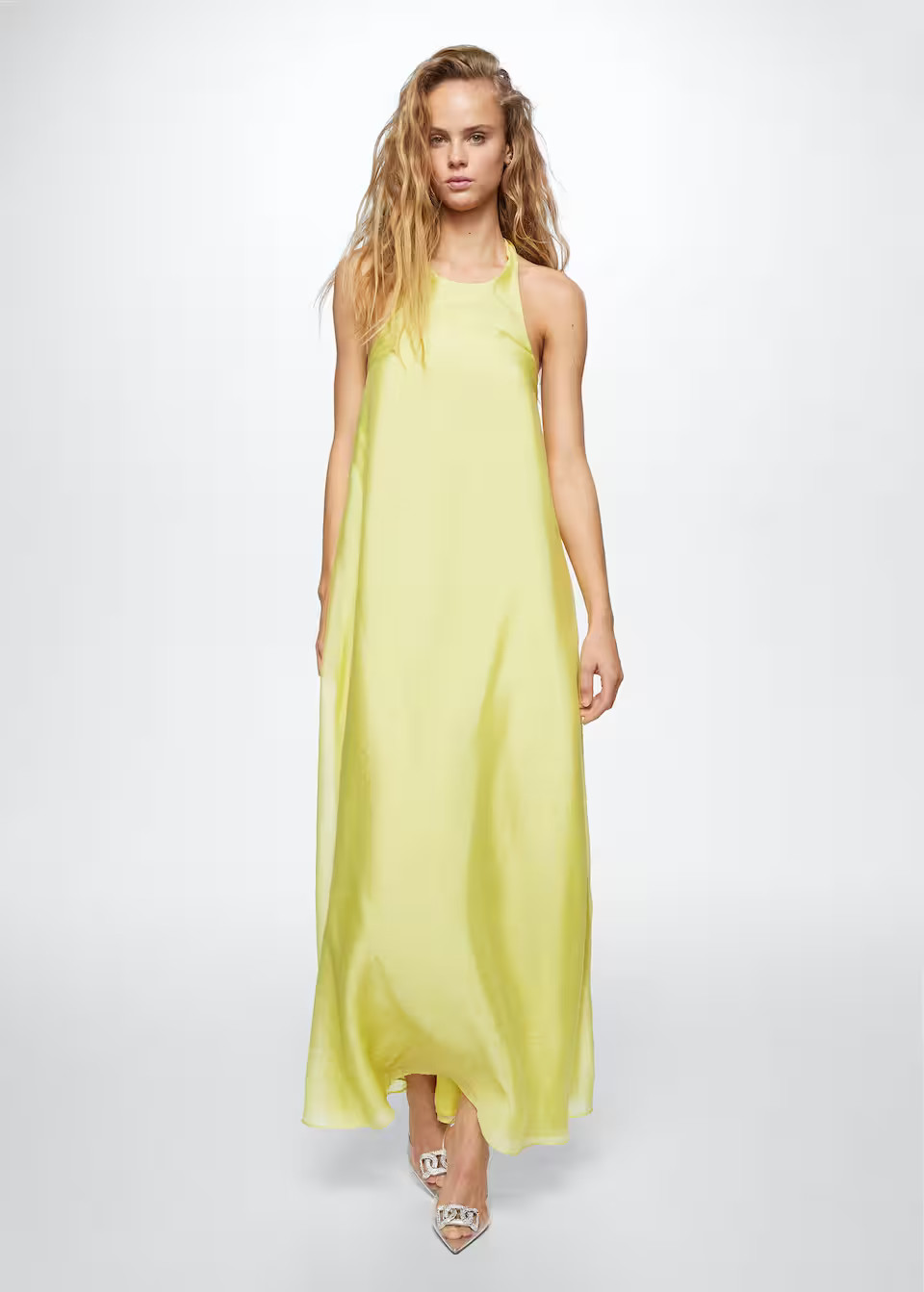 Back bow dress -  Women | Mango USA | MANGO (US)