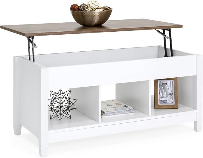 Best Choice Products Wooden Modern Multifunctional Coffee Dining Table for Living Room, Décor, D... | Amazon (US)