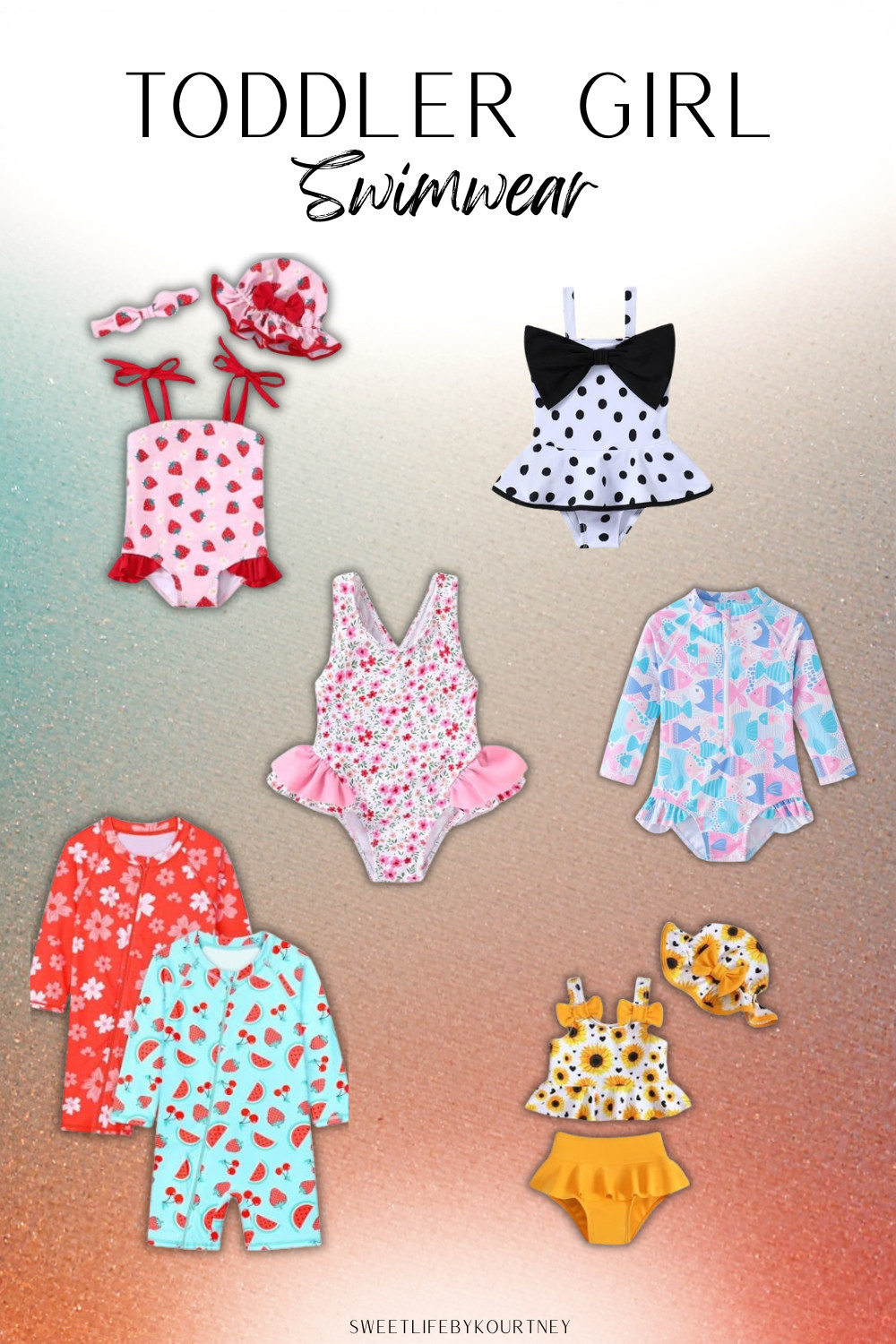 Toddler girl swimwear finds for pool days, beach trips, and summer vacation ☀️ Cute, colorful, and easy for warm-weather fun. #LTKKids #ToddlerSwimwear #ToddlerGirlStyle #SummerFinds #KidsSummerStyle #SweetLifeByKourtney 

 #LTKmomlife #LTKSwim #LTKKids