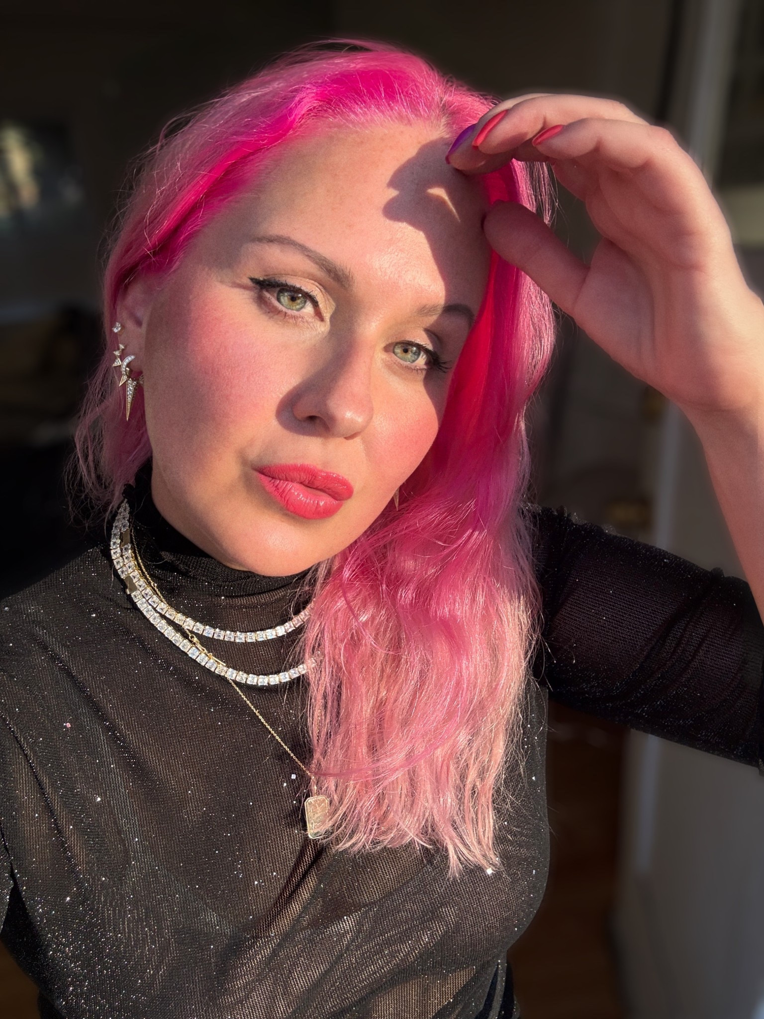 I love stacked earrings and necklaces #jewelry #earrings #necklaces #tennisjewelry 

#LTKGiftGuide #LTKHoliday #LTKootd