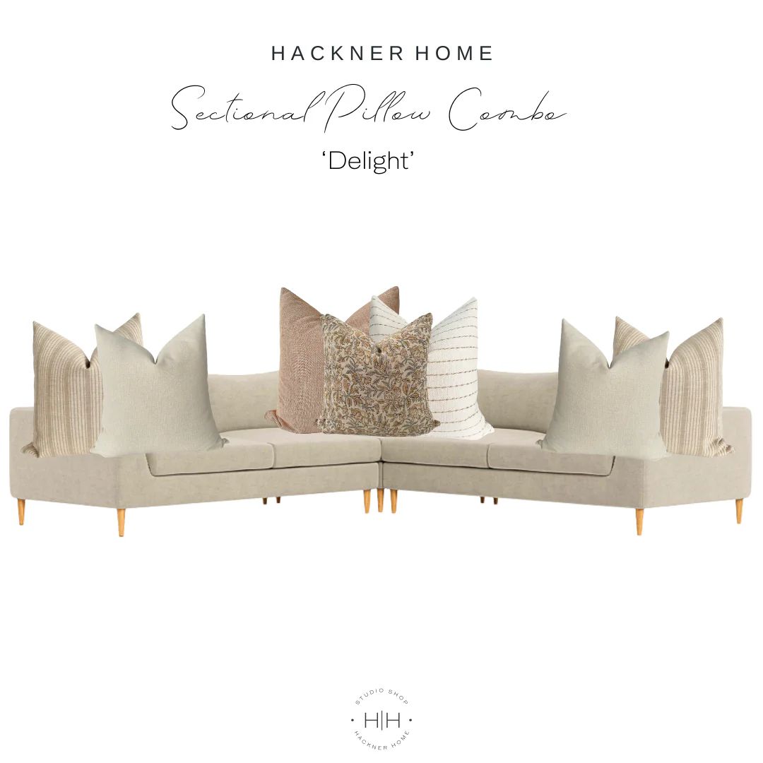 Sectional Pillow Combo 'Delight' | Hackner Home (US)