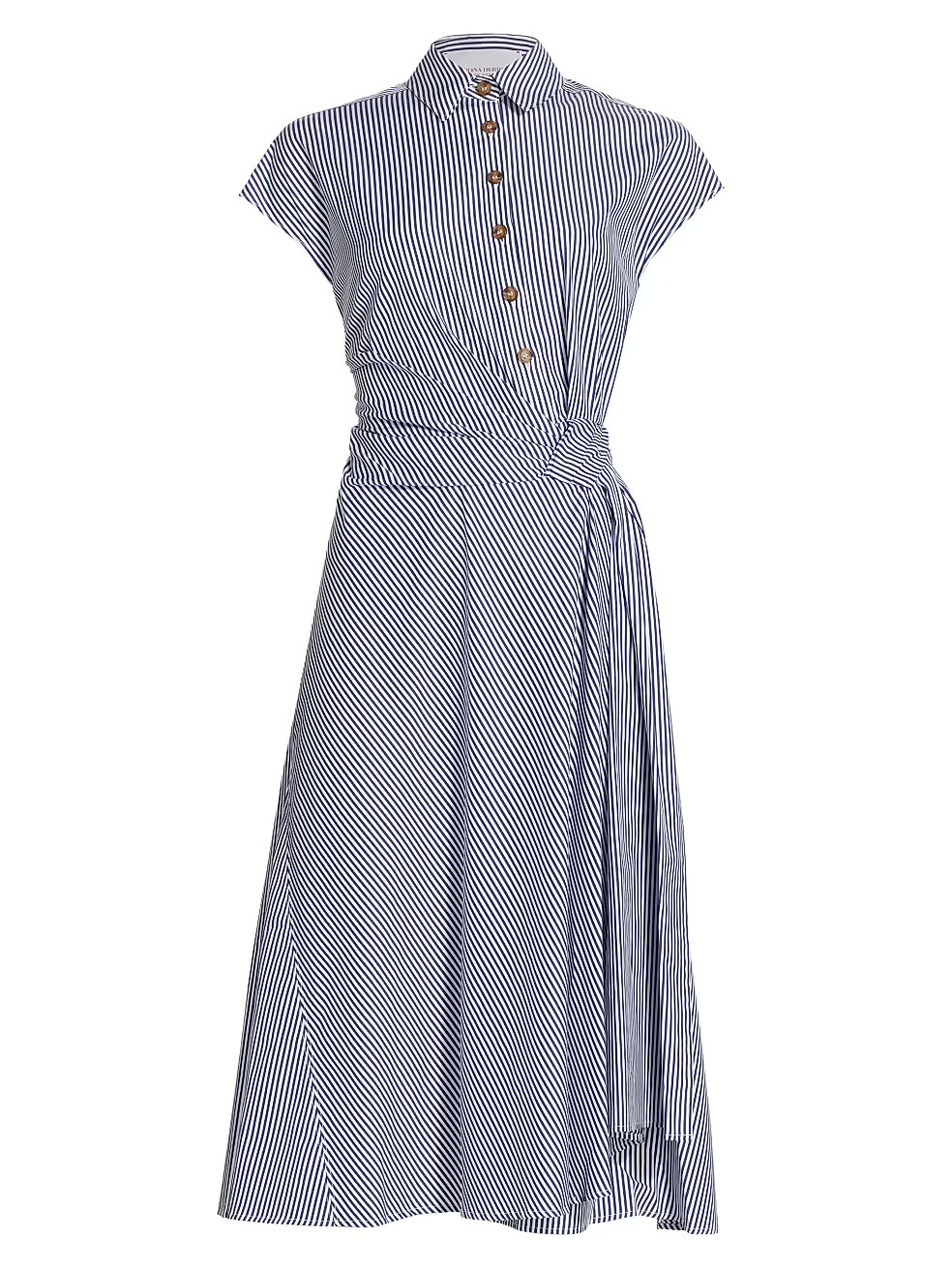 Striped Knotted Shirtdress | Saks Fifth Avenue