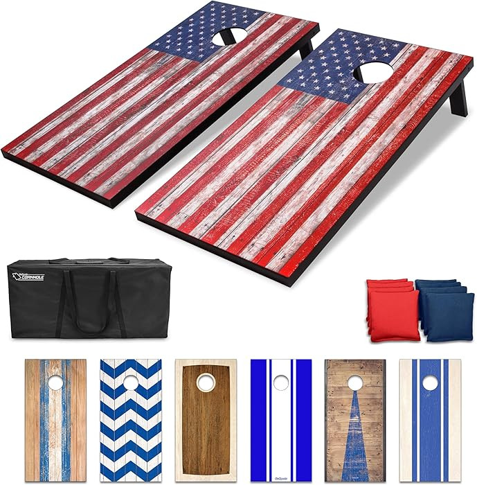 GoSports Portable Cornhole Sets, 8 Styles \u2013 Choose 4 x 2 ft or 3 x 2 ft - Boards Include 8 B... | Amazon (US)
