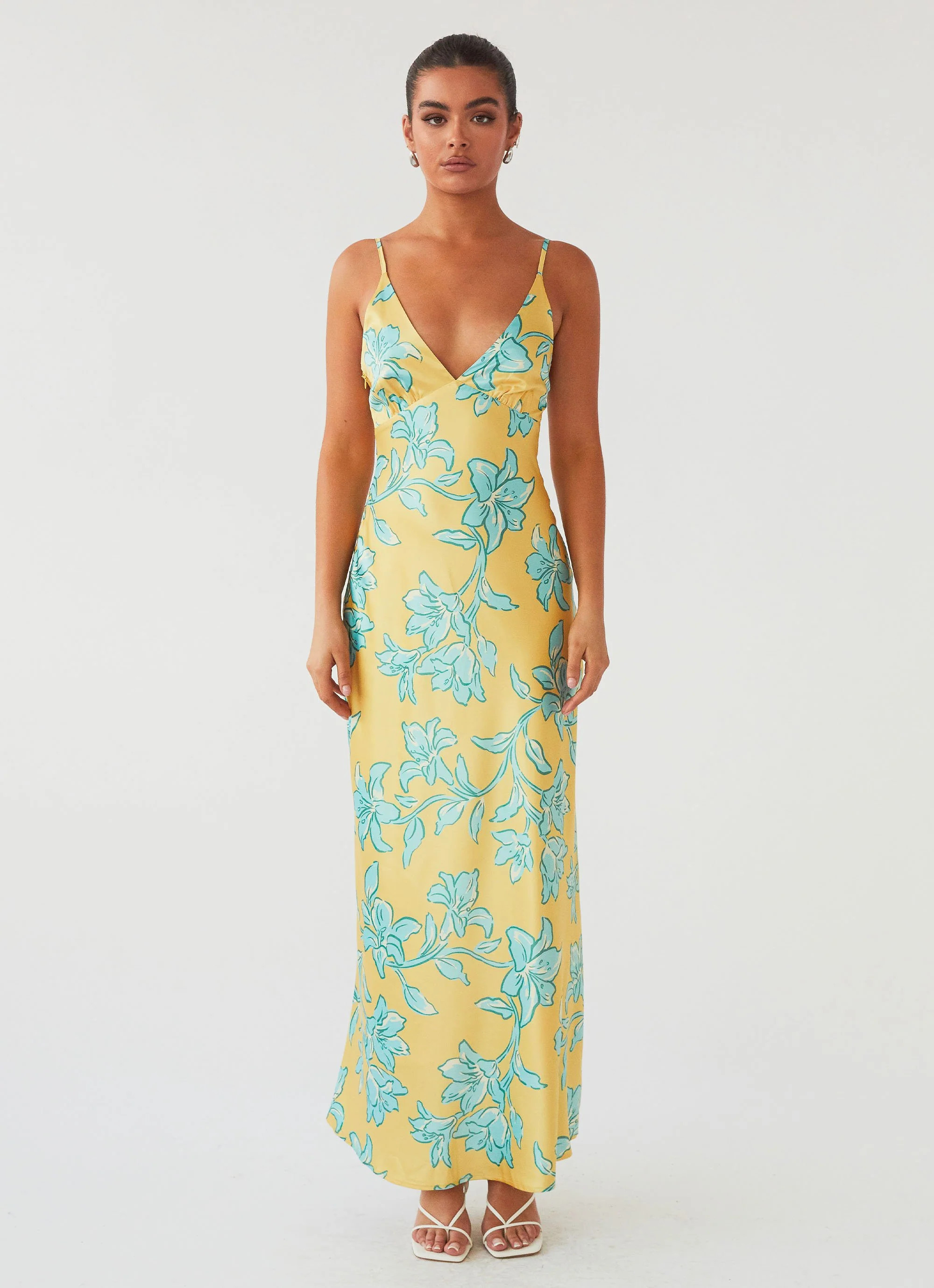 Sorrento Sun Maxi Dress - Golden Bloom | Peppermayo (Global)