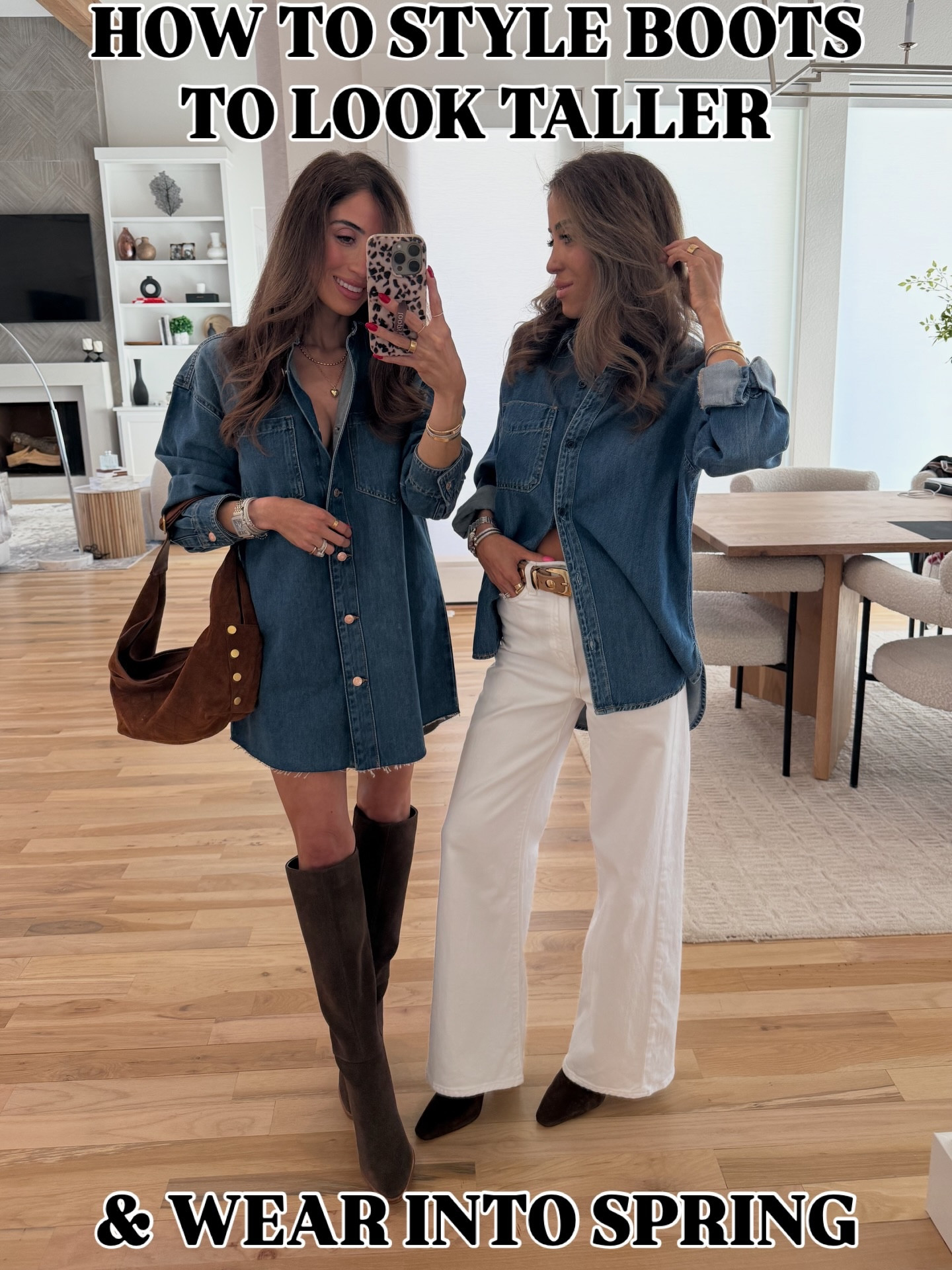 
*save this post for later and follow us for more styling tips * Boots that actually work on petite frames & can easily be worn into spring! Swipe for tips & outfit ideas 🫶🏻 ON SALE right now and sizes are going fast! 

We have the tall boot style in 4 colors (yes, they’re that GOOD)! Super comfortable and go with everything! 

The bootie has a block heel and pointed toe, so very chic and elongating. This dark brown suede is a great, trending and transitional color. A fun neutral and something different than traditional black! 

petite style, spring outfits, transitional fashion, petite finds, boot season, everyday outfits, spring wardrobe, petite fashion, style 

#springoutfitideas#whitejeansoutfit#petitestyle#marcfisherboots#springoutfits

#LTKPetite #LTKSaleAlert