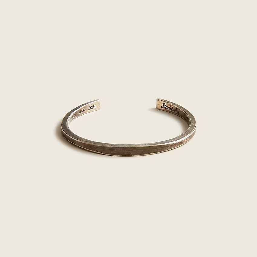 Studebaker Metals™ sterling silver workshop cuff | J.Crew US