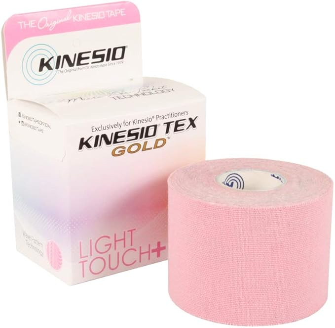 Kinesio Taping - Elastic Therapeutic Athletic Tape Tex Gold Light Touch - Sakura Pink – 2 in. x... | Amazon (US)